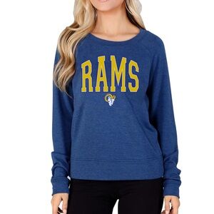 NFL Concepts Sport Mainstream Ladies LS Top Rams Sz XL